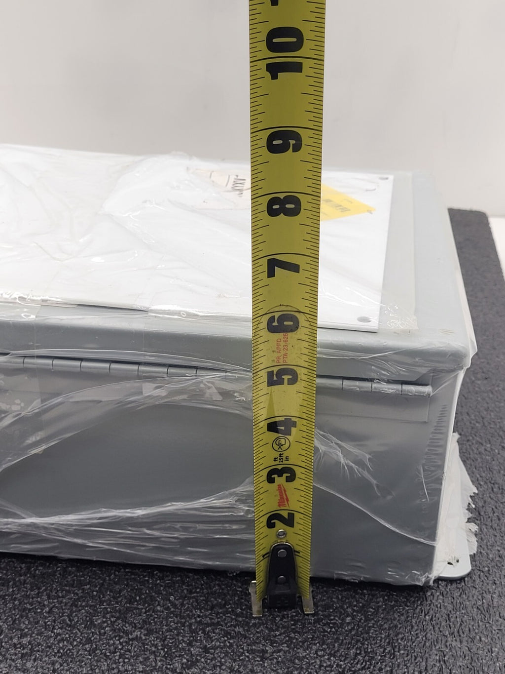 HOFFMAN A1210CH JIC Metal Enclosure Hinged Door Junction Box 12"x10"x5" w/panel