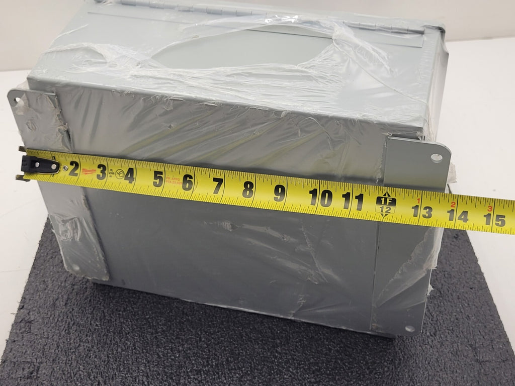 HOFFMAN A1210CH JIC Metal Enclosure Hinged Door Junction Box 12"x10"x5" w/panel