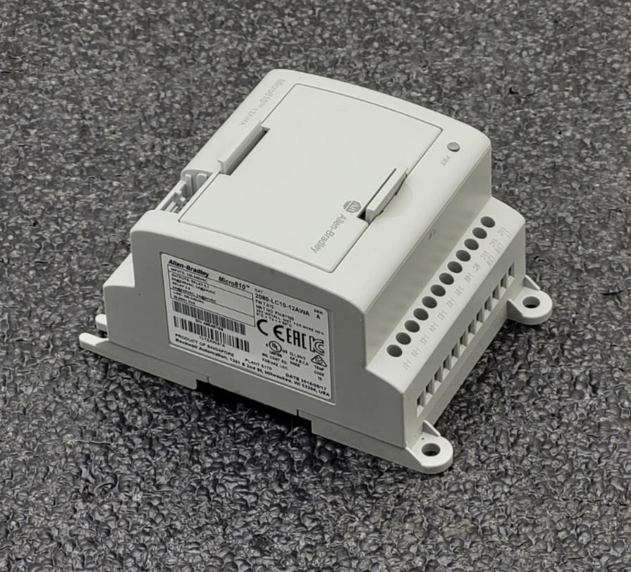 Allen-Bradley 2080-LC10-12AWA Micro810 12 l/O Smart Relay Controller PLC