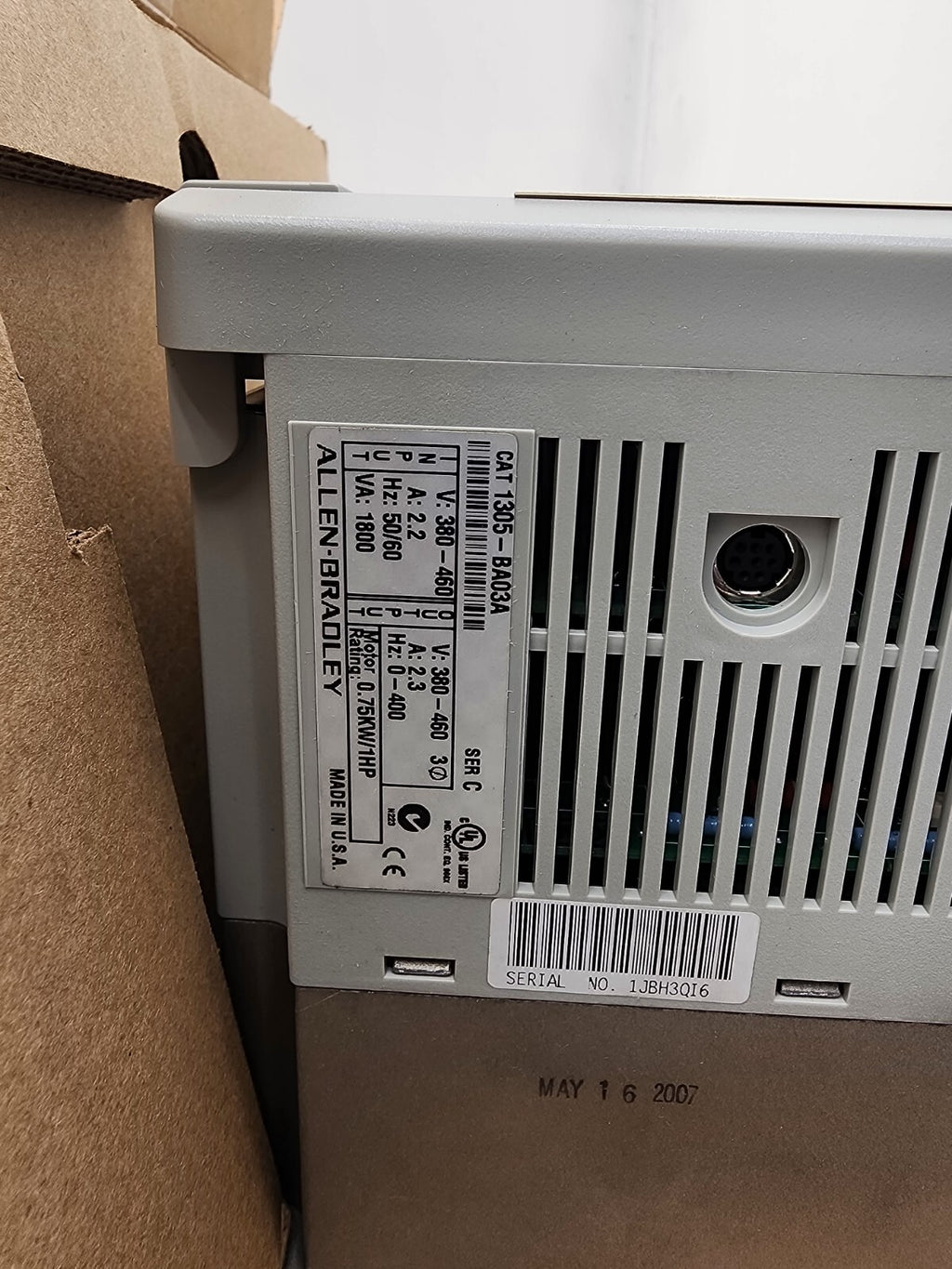 Allen Bradley 1305-BA03A Adjustable Frequency Drive New Old Stock Open Box