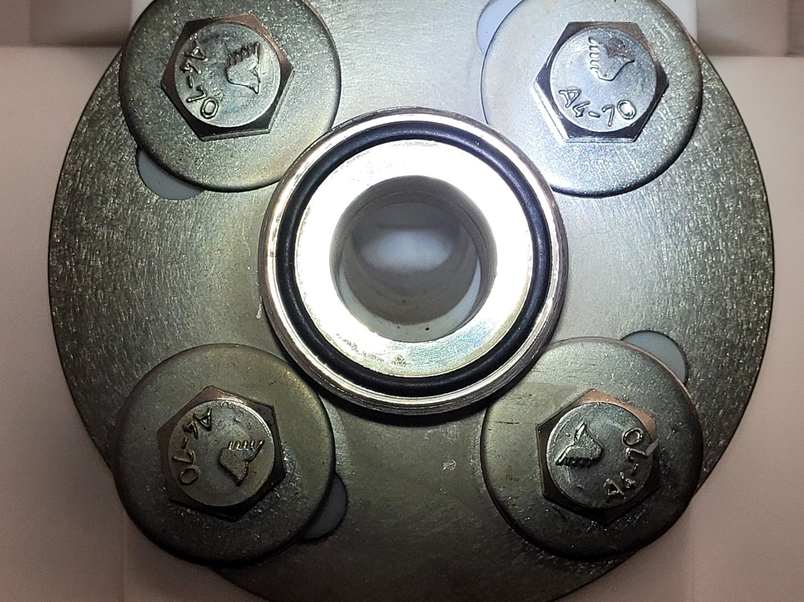 Almatec E25TTT-GS Air Powered High Purity Chemical Diaphragm AODD Pump PTFE