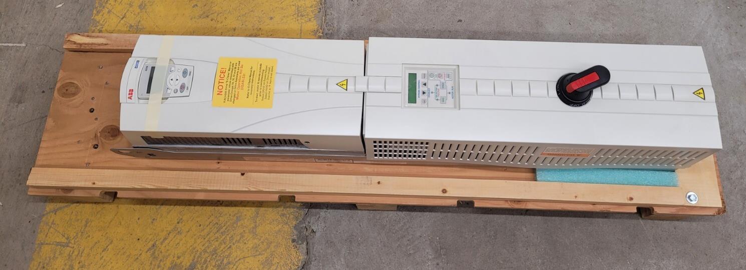 ACH550-VCR-045A-4+F267 ABB 30HP 380-480VAC 44 AMPS Driver/bypass Control Unit