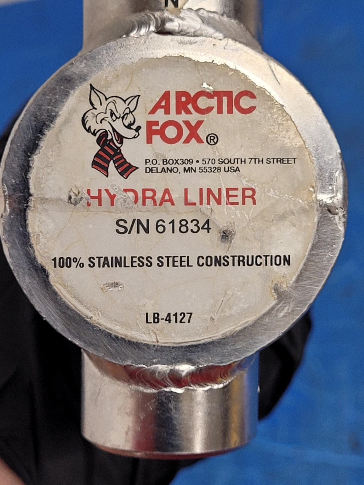 Arctic Fox Hydra Liner H-4000-16 Stainless Steel SS Coolant Heat Exchanger 2" C