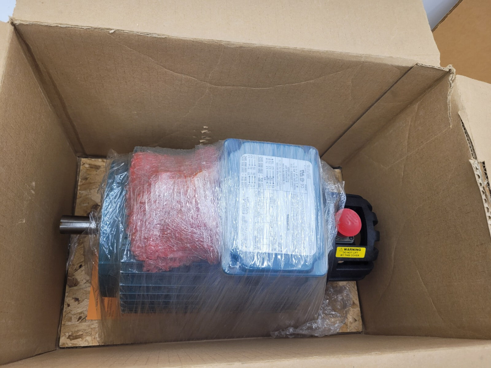 Reliance Electric Motor P14A5923 1HP 1736 RPM Brake Motor 230/460V/60HZ +encoder