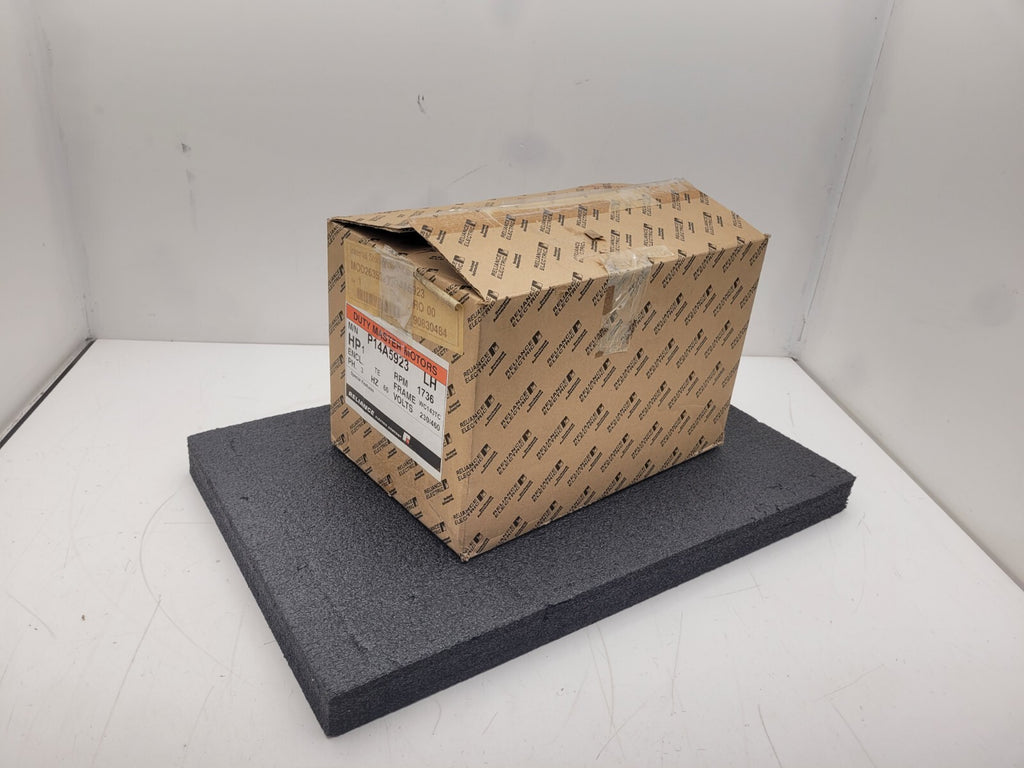 Reliance Electric Motor P14A5923 1HP 1736 RPM Brake Motor 230/460V/60HZ +encoder