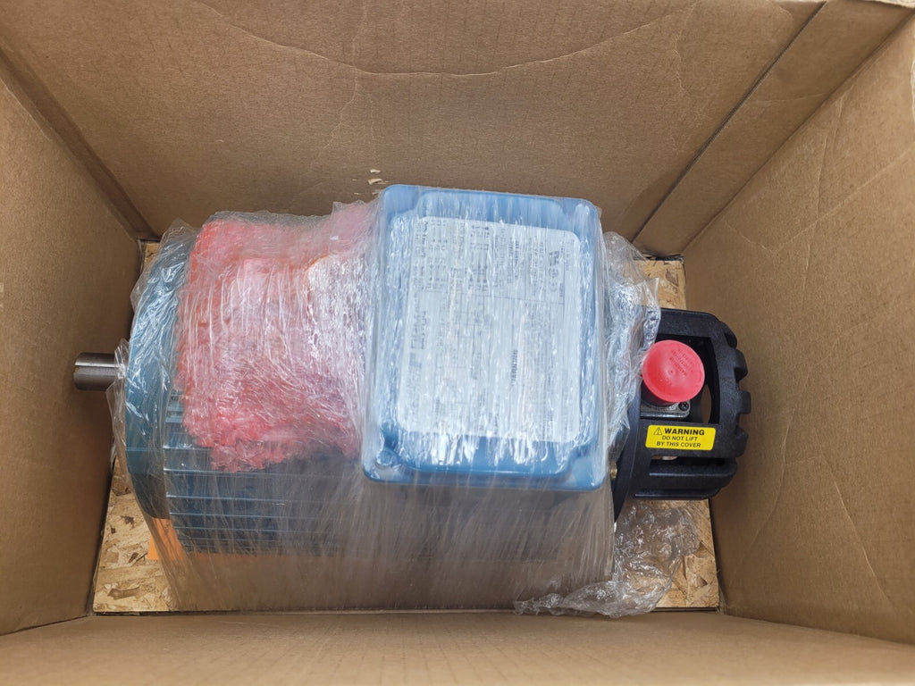 Reliance Electric Motor P14A5923 1HP 1736 RPM Brake Motor 230/460V/60HZ +encoder