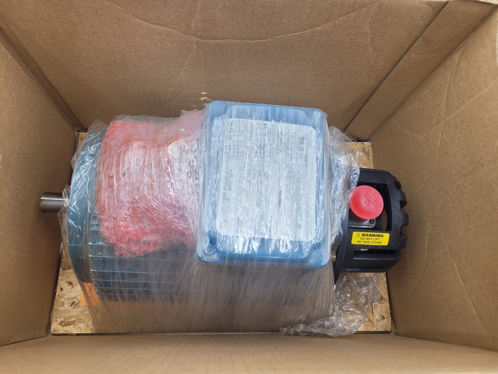 Reliance Electric Motor P14A5923 1HP 1736 RPM Brake Motor 230/460V/60HZ +encoder