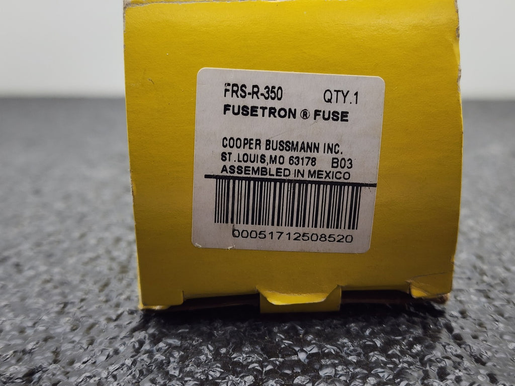 Cooper Bussmann FRS-R-350 Fusetron Blade Fuse Rk5 350a Amp 600v-ac 300v-dc NOS