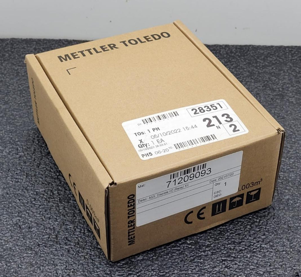 Mettler Toledo 71209093 Discrete I/O Relay Control kit 2021 Manufactured NEW