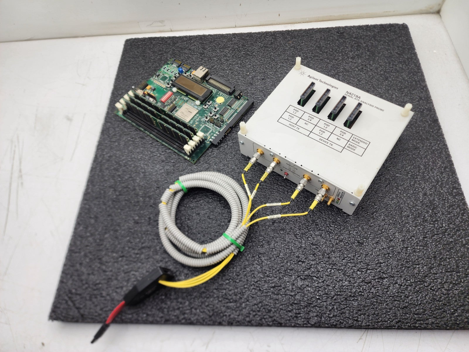 HP Agilent Keysight N4219A Serial ATA Analysis Probe for 1670x ATA Maxtor Board