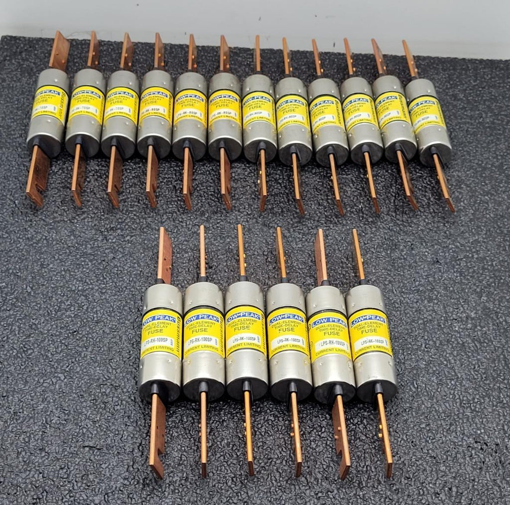 18x Bussmann LPS-RK-70SP LPS-RK-80SP LPS-RK-90SP LPS-RK-100SP Time Delay Fuse