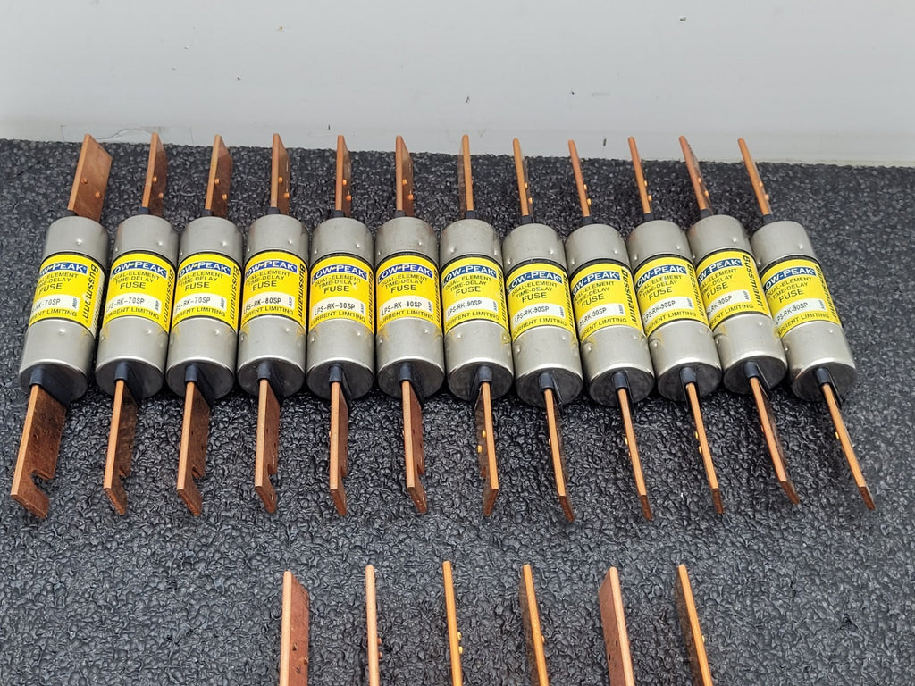 18x Bussmann LPS-RK-70SP LPS-RK-80SP LPS-RK-90SP LPS-RK-100SP Time Delay Fuse