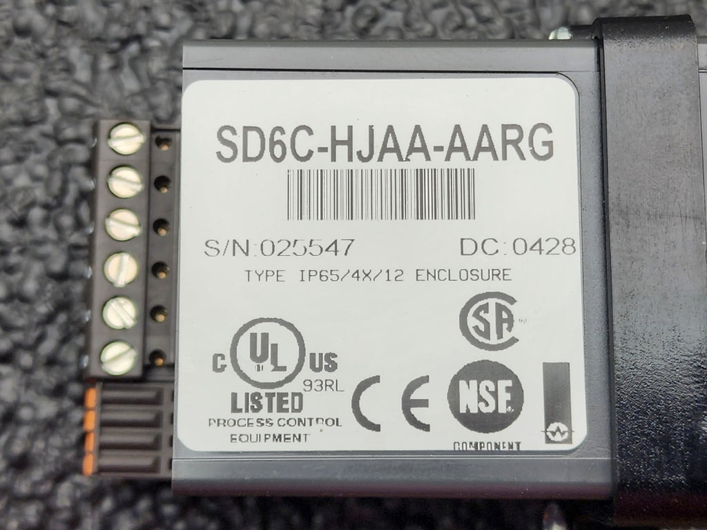 Watlow SD SD6C-HJAA-AARG On/Off PID Universal Temperature Controller 110-240VAC