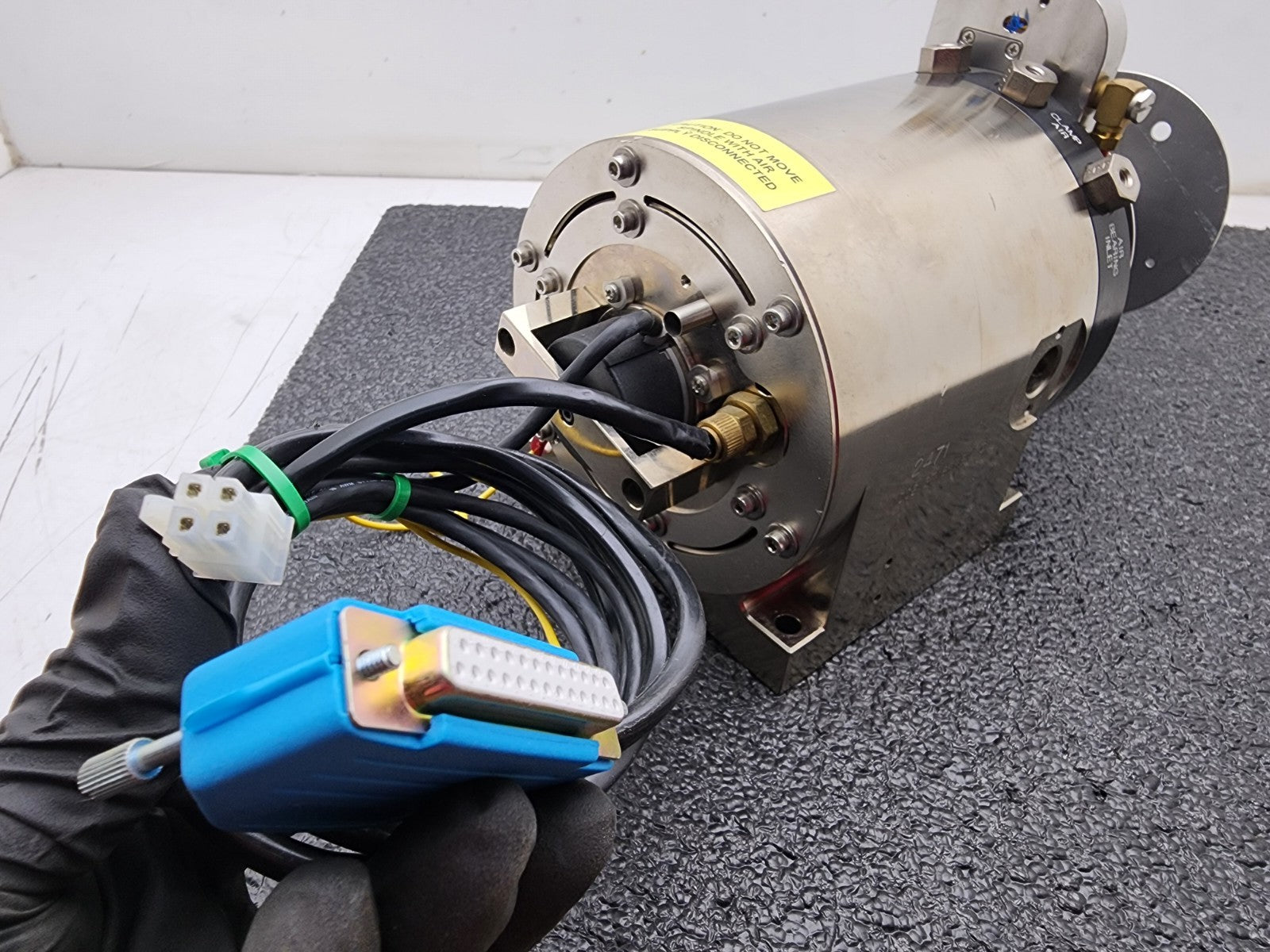 Professional Instruments 6556 Air Bearing Spindle Tested Spins w/ Controller Q