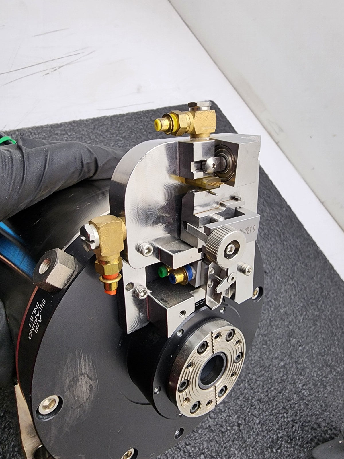 Professional Instruments 6556 Air Bearing Spindle Tested Spins w/ Controller Q