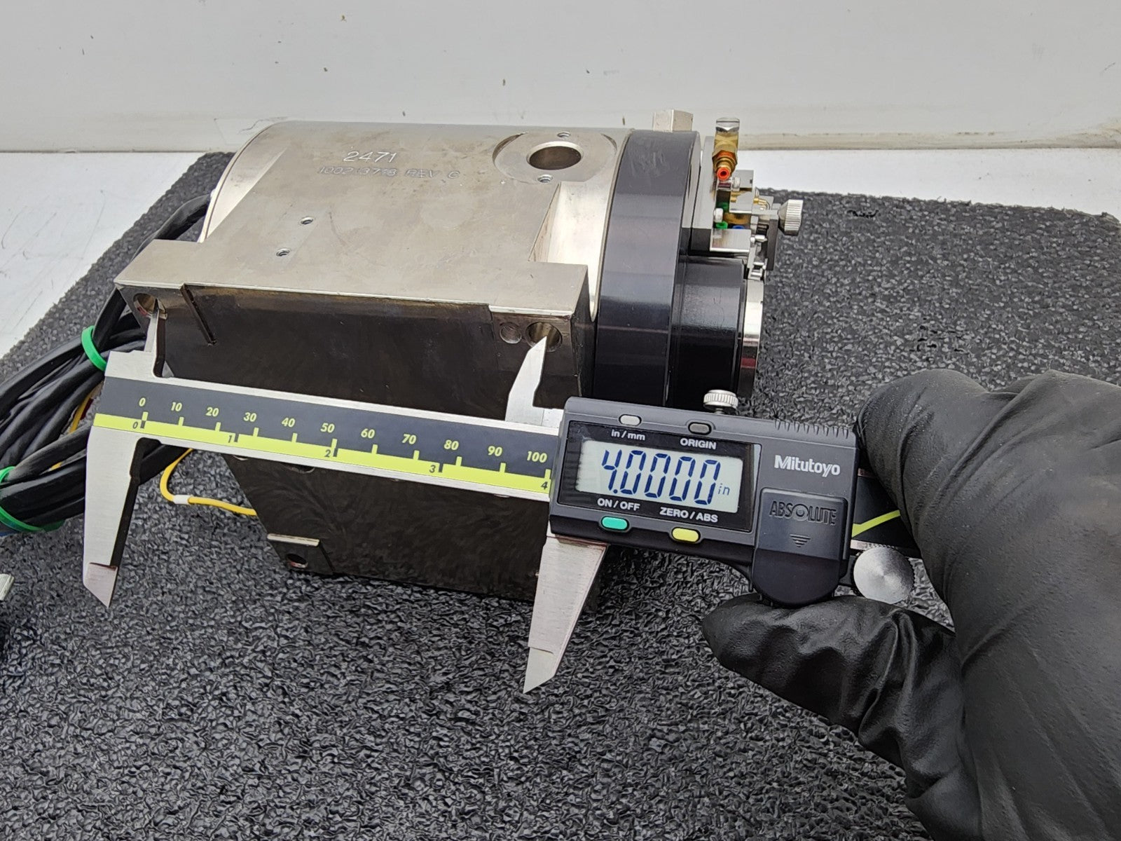 Professional Instruments 6556 Air Bearing Spindle Tested Spins w/ Controller Q