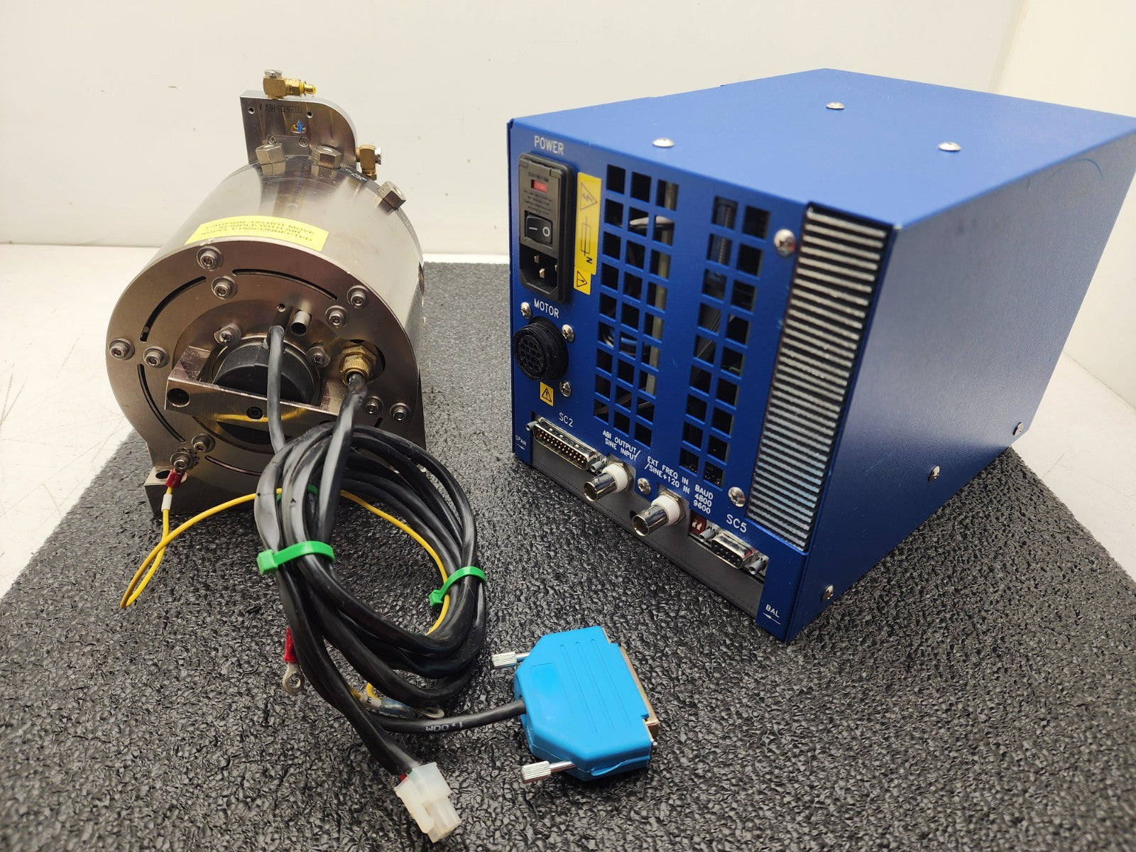 Professional Instruments 6556 Air Bearing Spindle Tested Spins w/ Controller Q