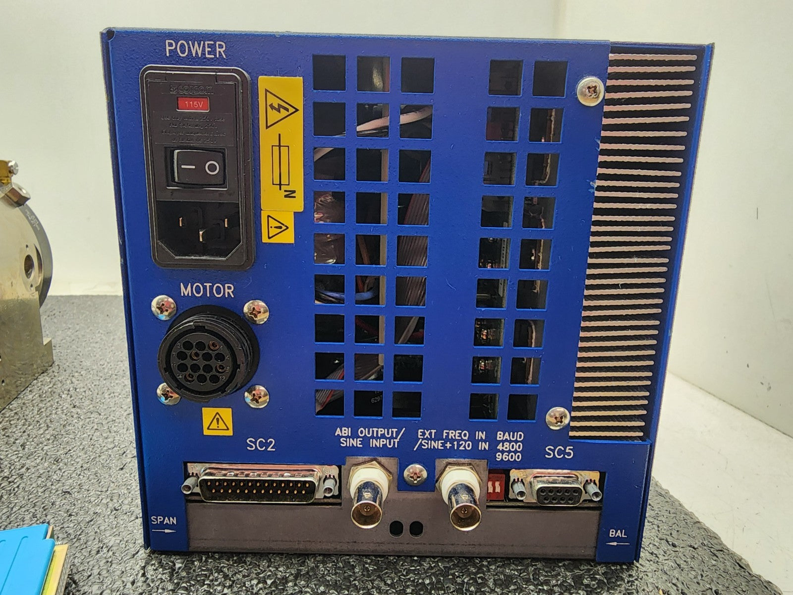 Professional Instruments 6556 Air Bearing Spindle Tested Spins w/ Controller Q