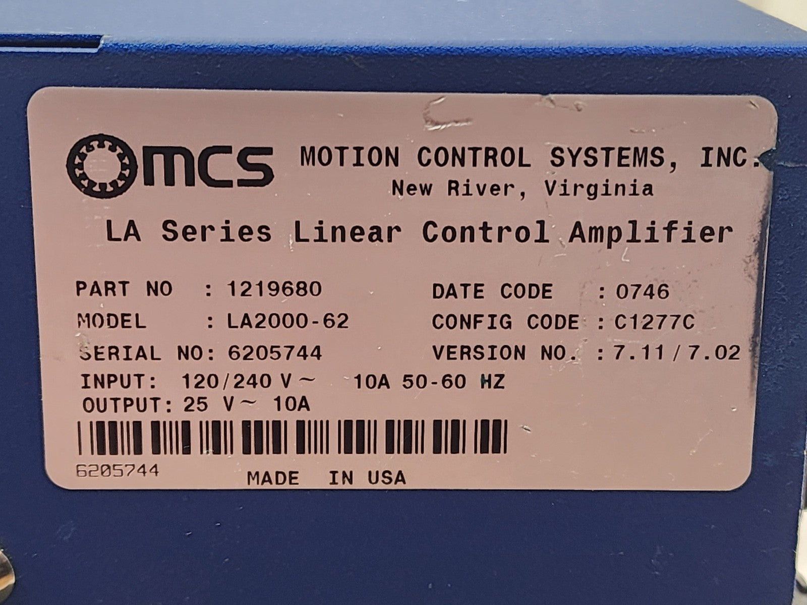 Professional Instruments 6556 Air Bearing Spindle Tested Spins w/ Controller Q