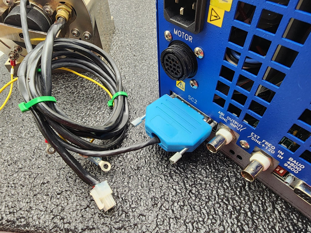 Professional Instruments 6556 Air Bearing Spindle Tested Spins w/ Controller Q