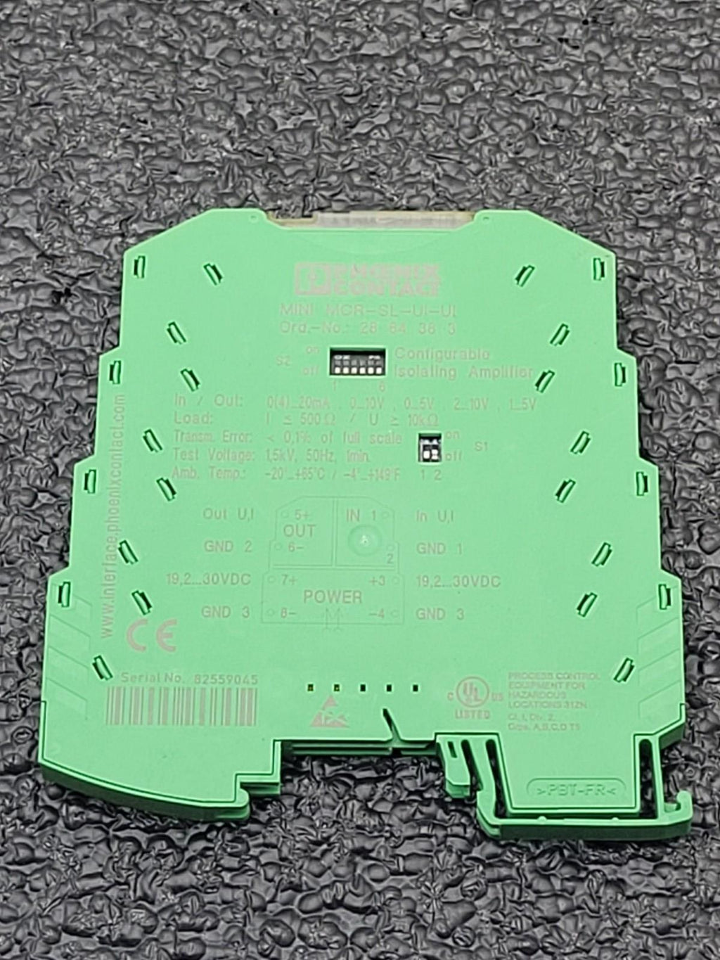 Phoenix Contact 2864383 MINI MCR-SL-UI-UI 3-Way Analog Isolating Amplifier