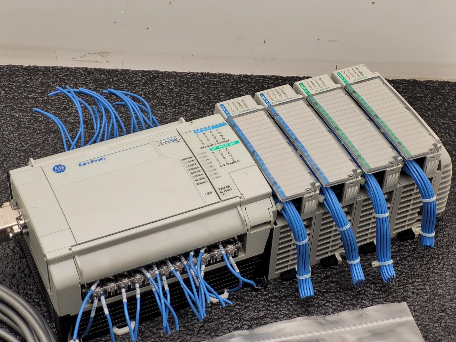 Allen Bradley 1764-28BXB Micrologix 1500 Compact I/O 1769-OF2 1769-OV16 PLC