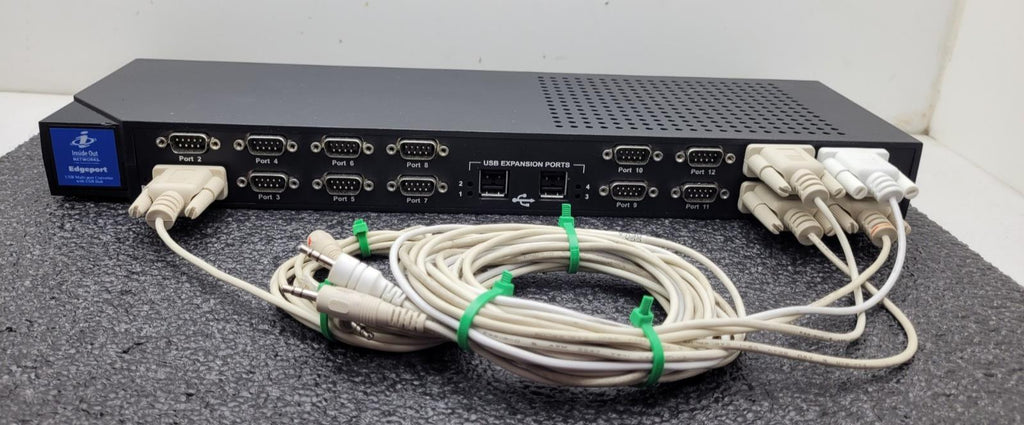 Lot of 2x DIGI Edgeport/416 DB9 50000780-01 301-1000-10 16x Port Serial USB Hub