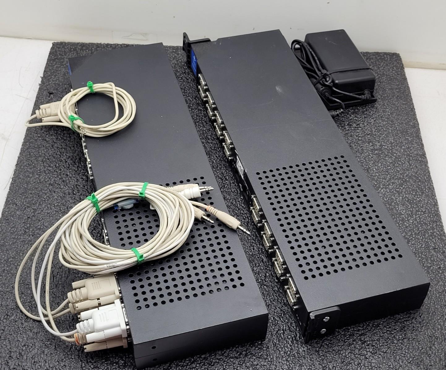 Lot of 2x DIGI Edgeport/416 DB9 50000780-01 301-1000-10 16x Port Serial USB Hub