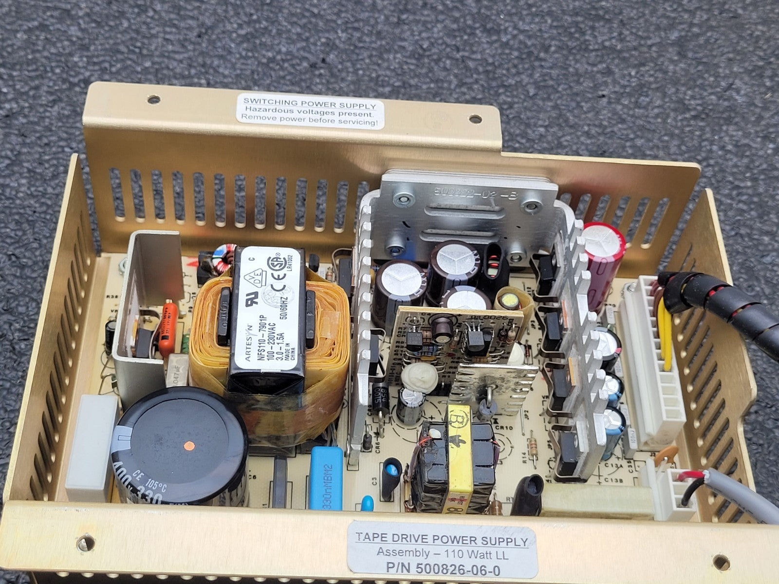 ARTESYN NFS110-7901P Power Supply 100-230V 4x Outputs: 12V, 5V, -12V, -5V Output