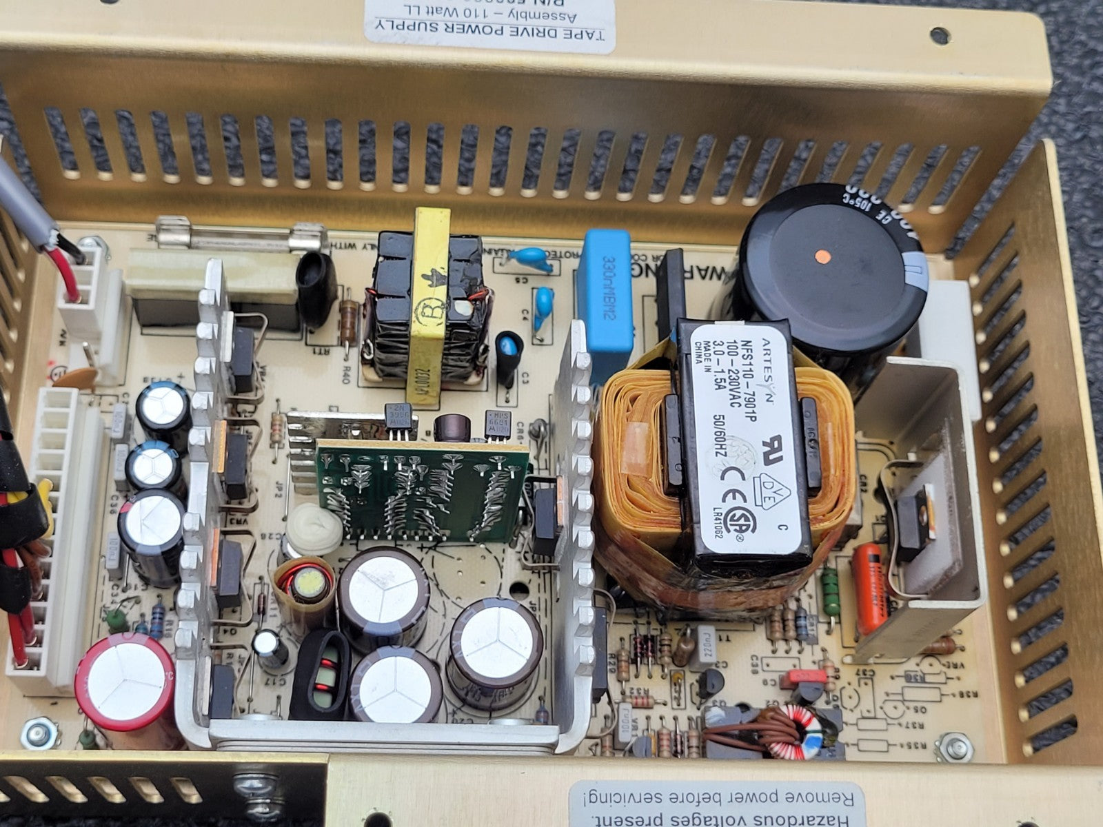 ARTESYN NFS110-7901P Power Supply 100-230V 4x Outputs: 12V, 5V, -12V, -5V Output