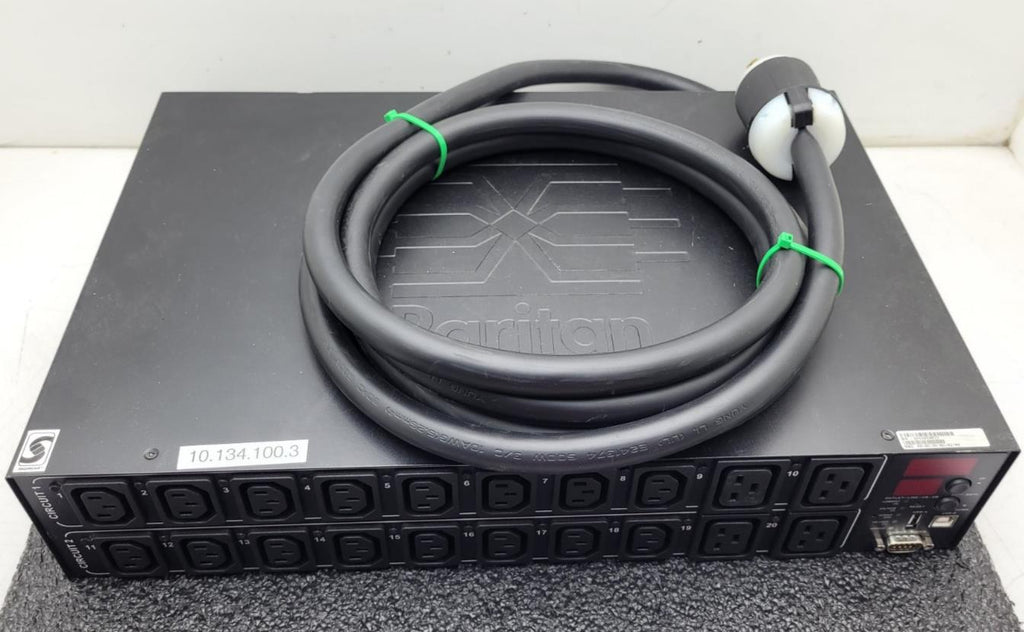 Raritan PX2-5464R 20-Outlets 120-240VAC IN/OUT 16x C13 4x Rack-Mount Power PDU