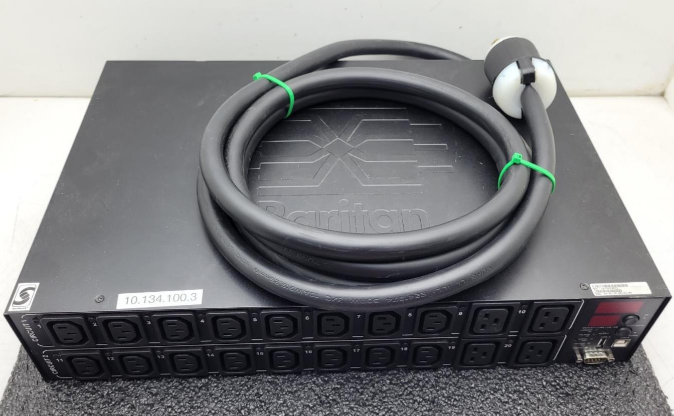 Raritan PX2-5464R 20-Outlets 120-240VAC IN/OUT 16x C13 4x Rack-Mount Power PDU