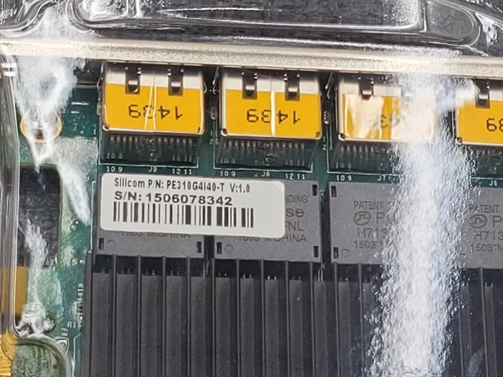 Silicom PE310G4140-T V:1.0 Quad Port Copper 10 Gigabit Ethernet PCI Express x540