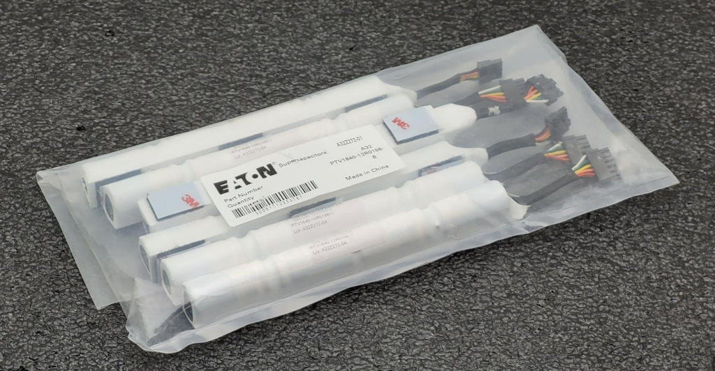 Lot 6x Eaton Cooper Bussmann  Supercapacitor PTV1840-12R0156-4 SUPERCAP 60F 3.0V