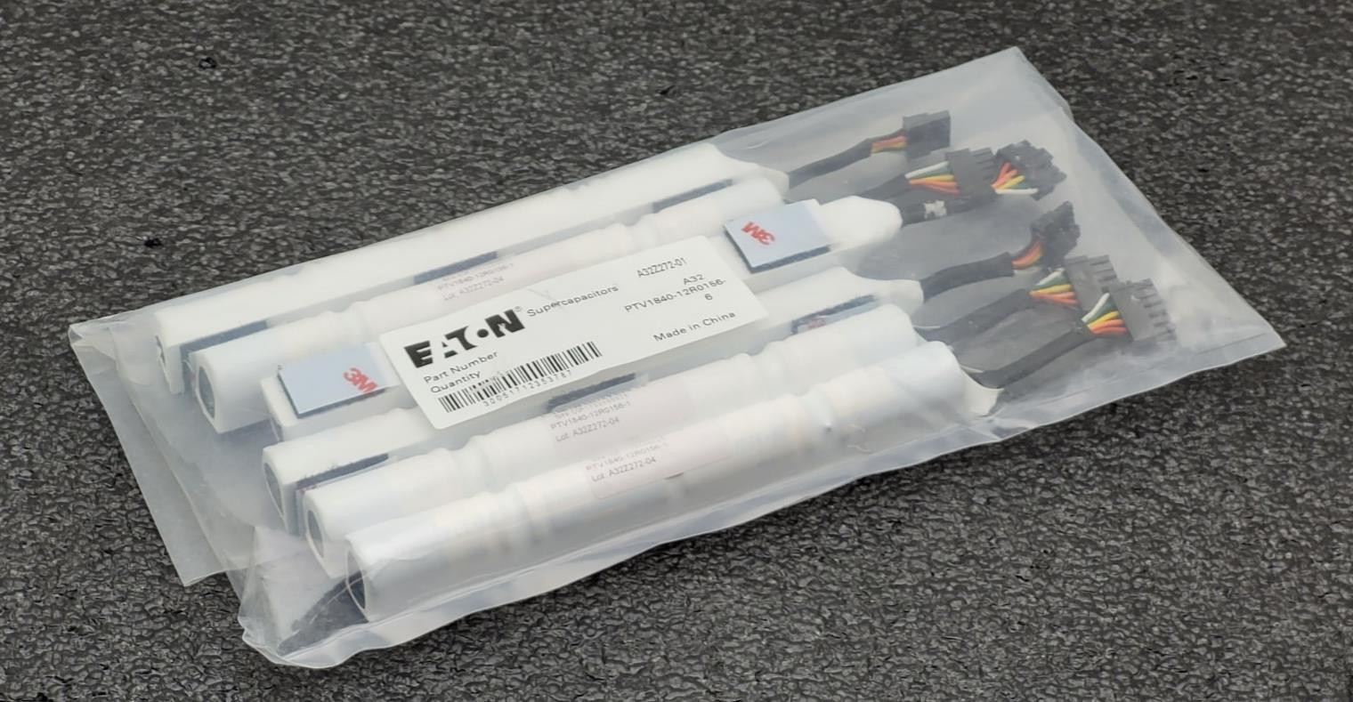 Lot 6x Eaton Cooper Bussmann  Supercapacitor PTV1840-12R0156-4 SUPERCAP 60F 3.0V