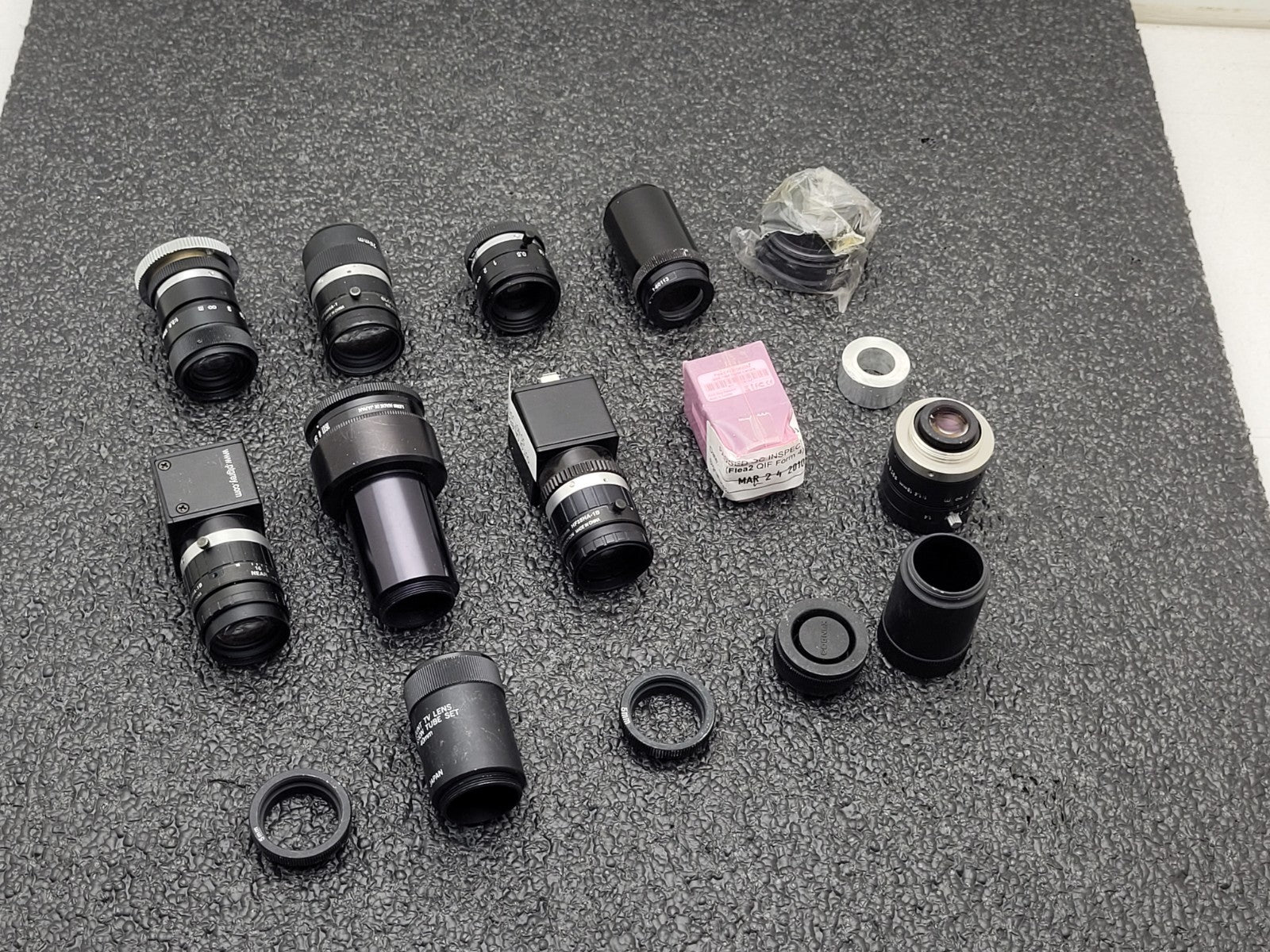 Point Grey Flea Firewire Camera Lot 3x Camera and 10x Lenses IEEE-1394 FLEA-HIBW
