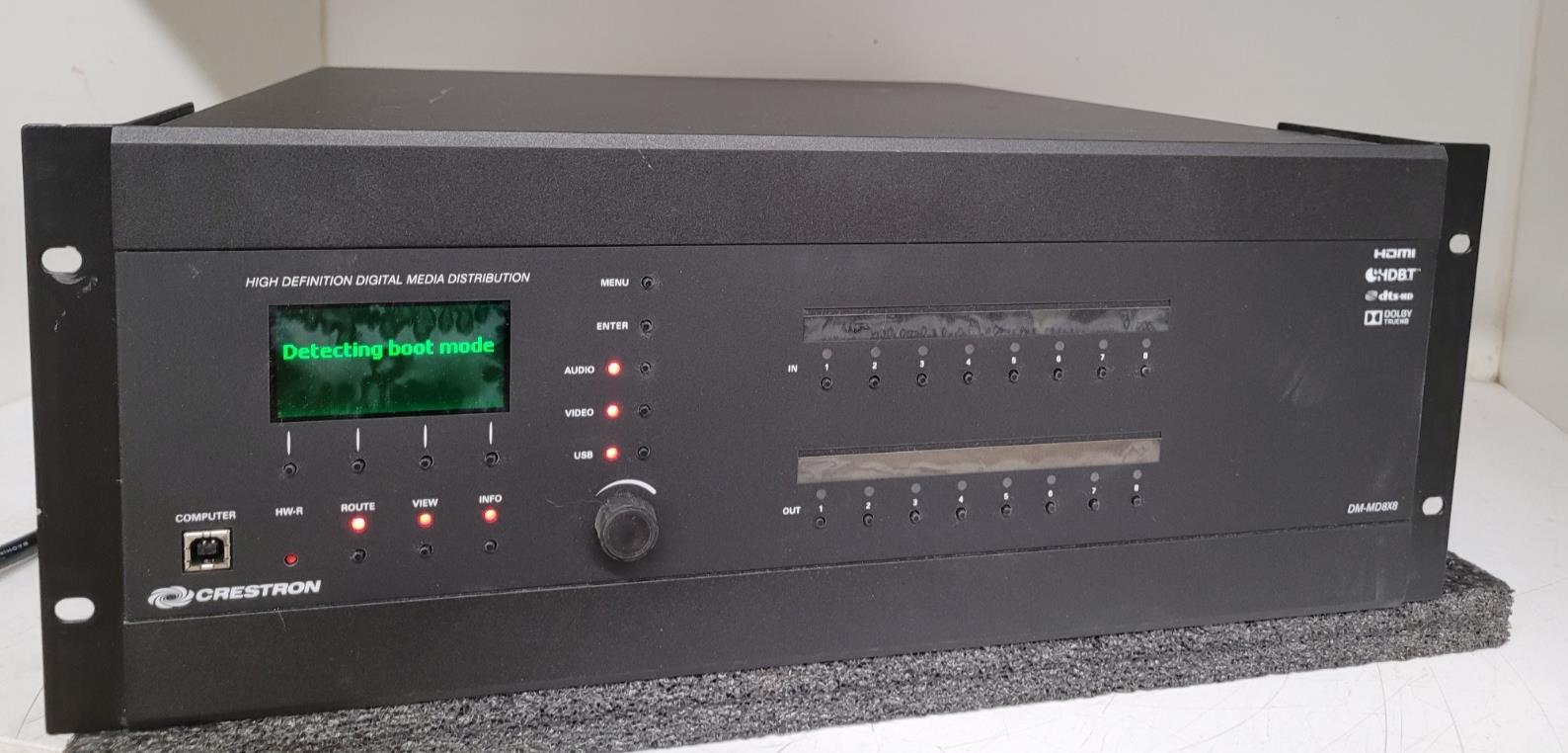 Crestron DM-MD8X8 High Definition Digital Media Distribution Unit DMC-4K-CO-HD