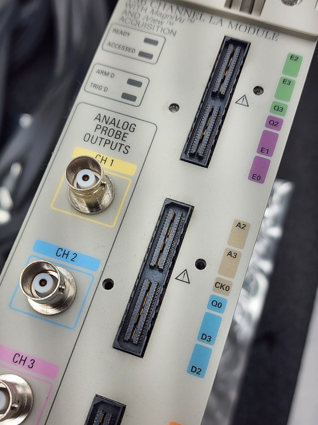Tektronix TLA7AA4 5.6 136-Ch 32MB 450MHz Timing Logic Analyzer Module 4x P6860
