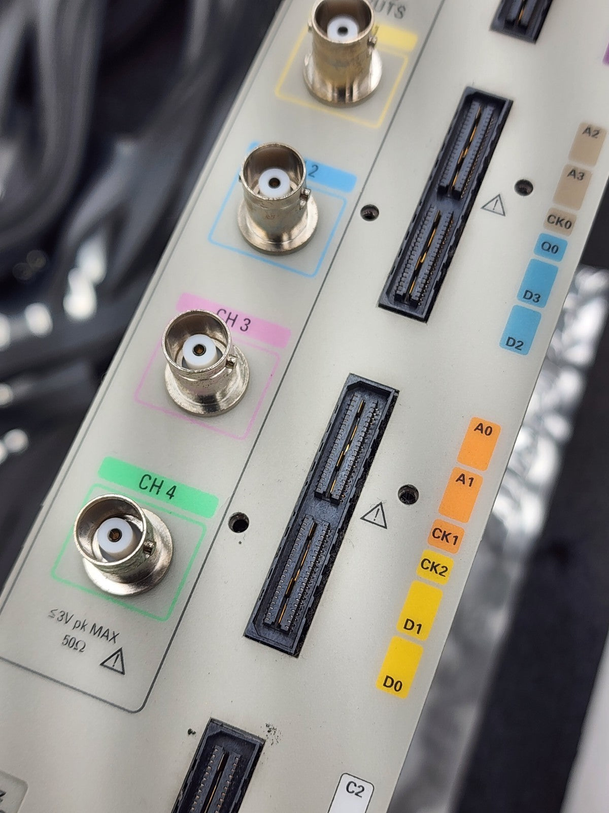 Tektronix TLA7AA4 5.6 136-Ch 32MB 450MHz Timing Logic Analyzer Module 4x P6860