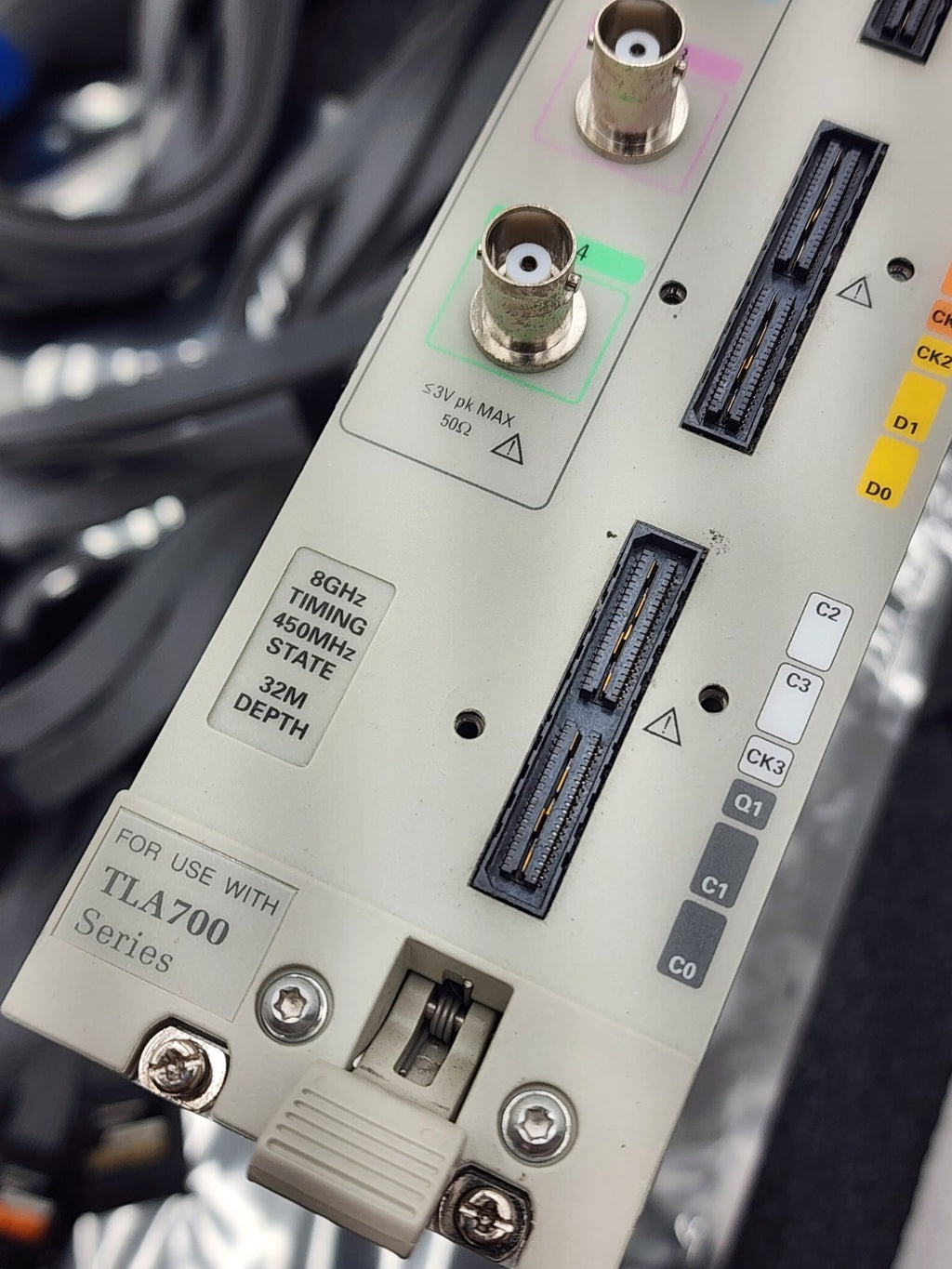 Tektronix TLA7AA4 5.6 136-Ch 32MB 450MHz Timing Logic Analyzer Module 4x P6860