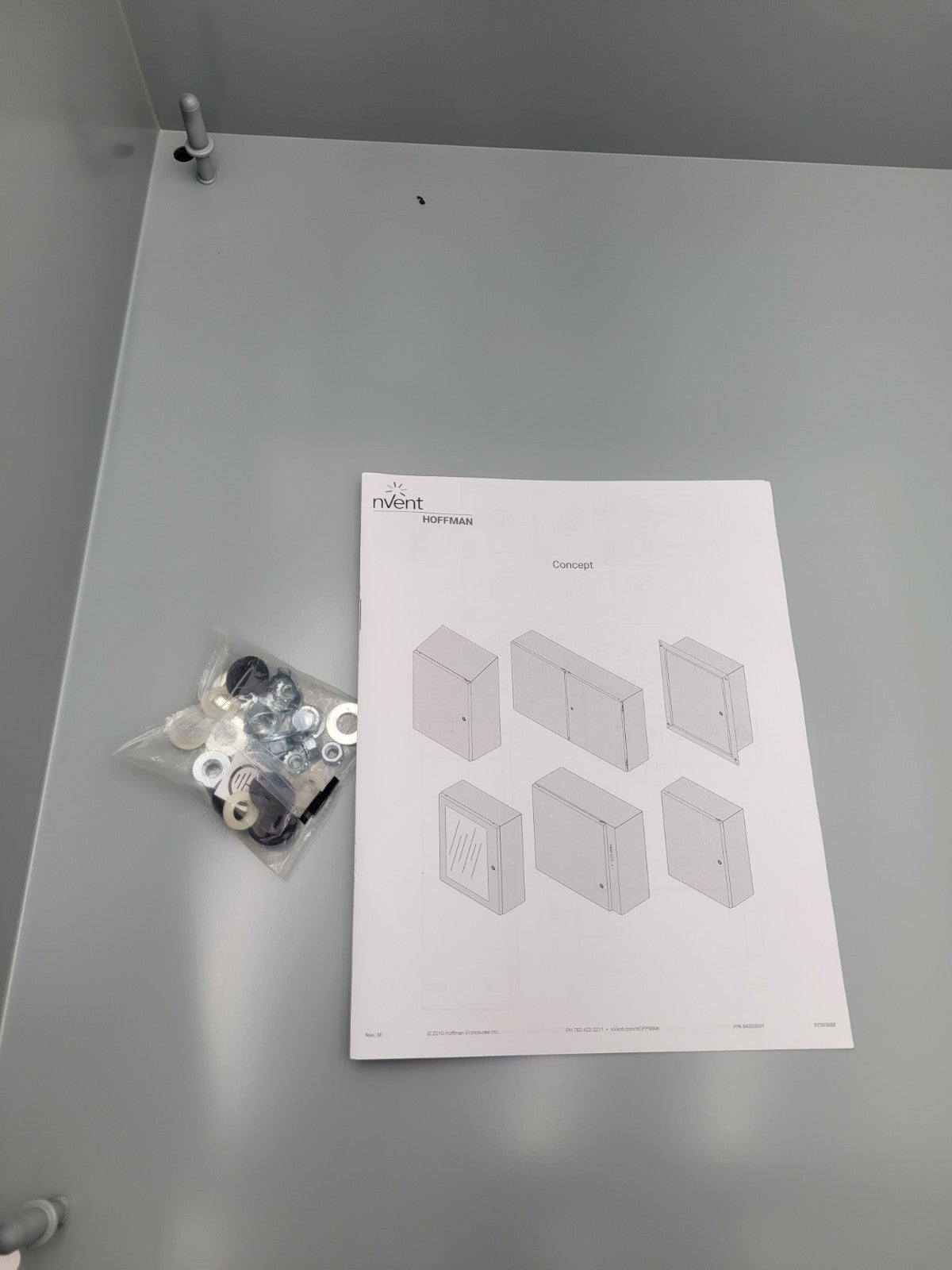 Hoffman CSD242412 Wall Mount Electrical Enclosure JIC 24X24"X12" Type 4,12