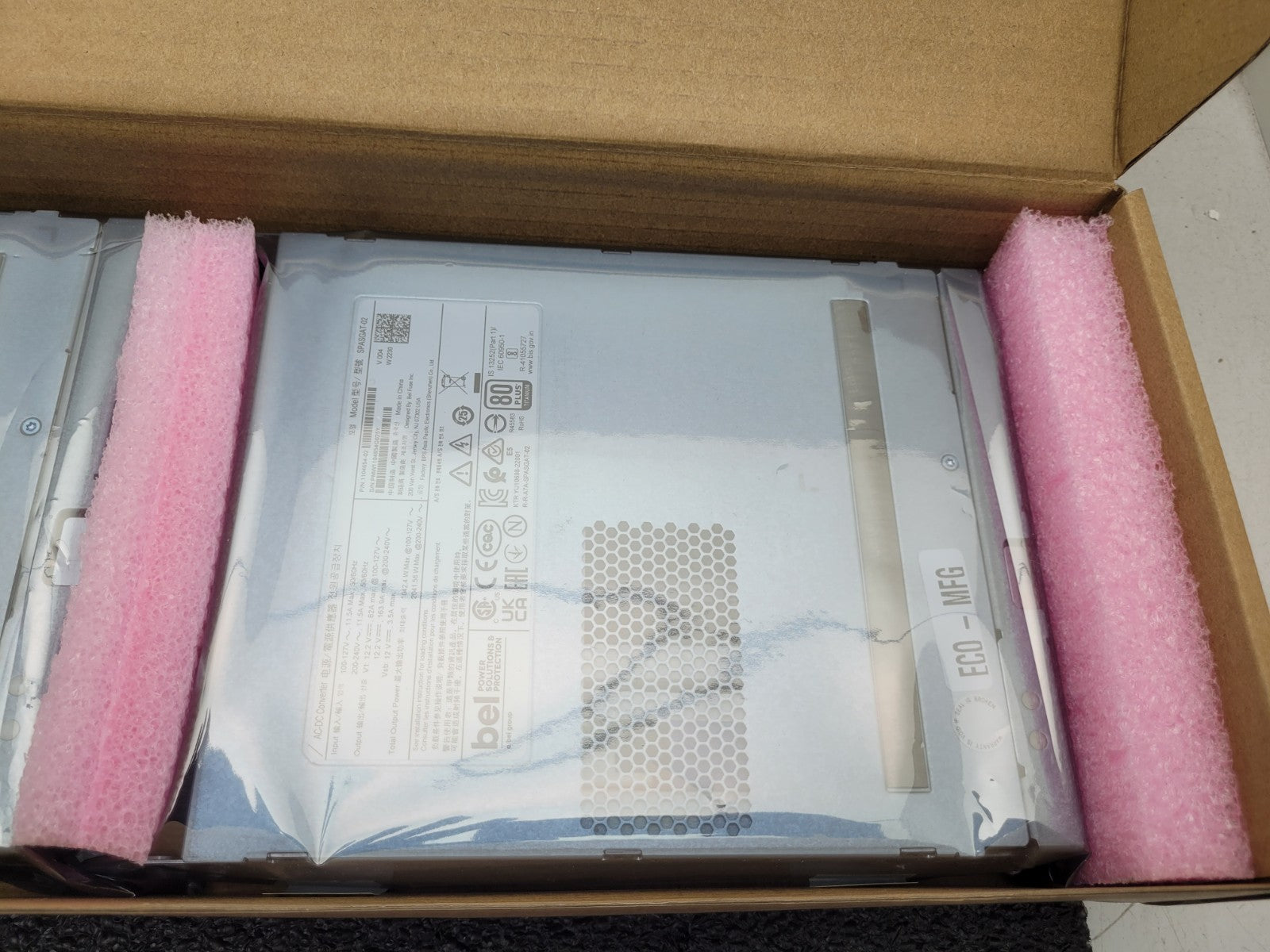 BEL Power Solutions 1104654-02 SPASGAT-02 Redundant Server Power Supply Hot Swap