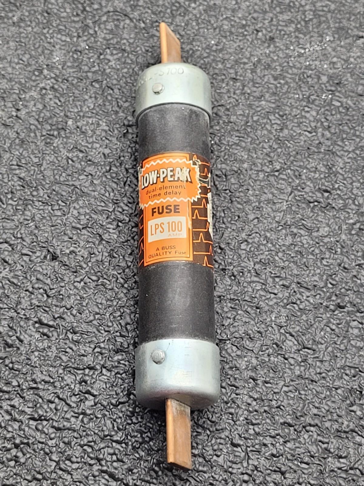 Lot of 7 Bussmann Low Peak LPS-RK- 90 ,LPS-RK-100 Fuses.