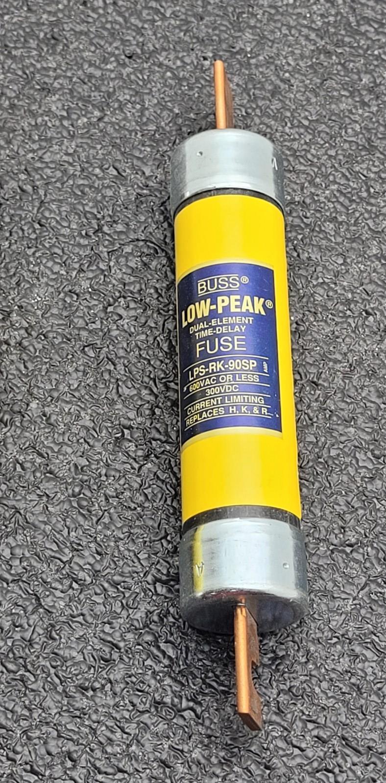 Lot of 7 Bussmann Low Peak LPS-RK- 90 ,LPS-RK-100 Fuses.