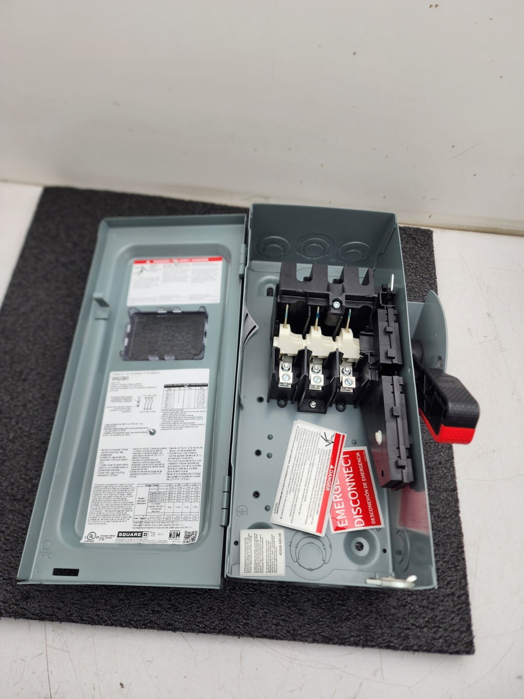 Schneider Electric VHU361 30A 600V Heavy Duty Safety Switch VisiPacT Square D