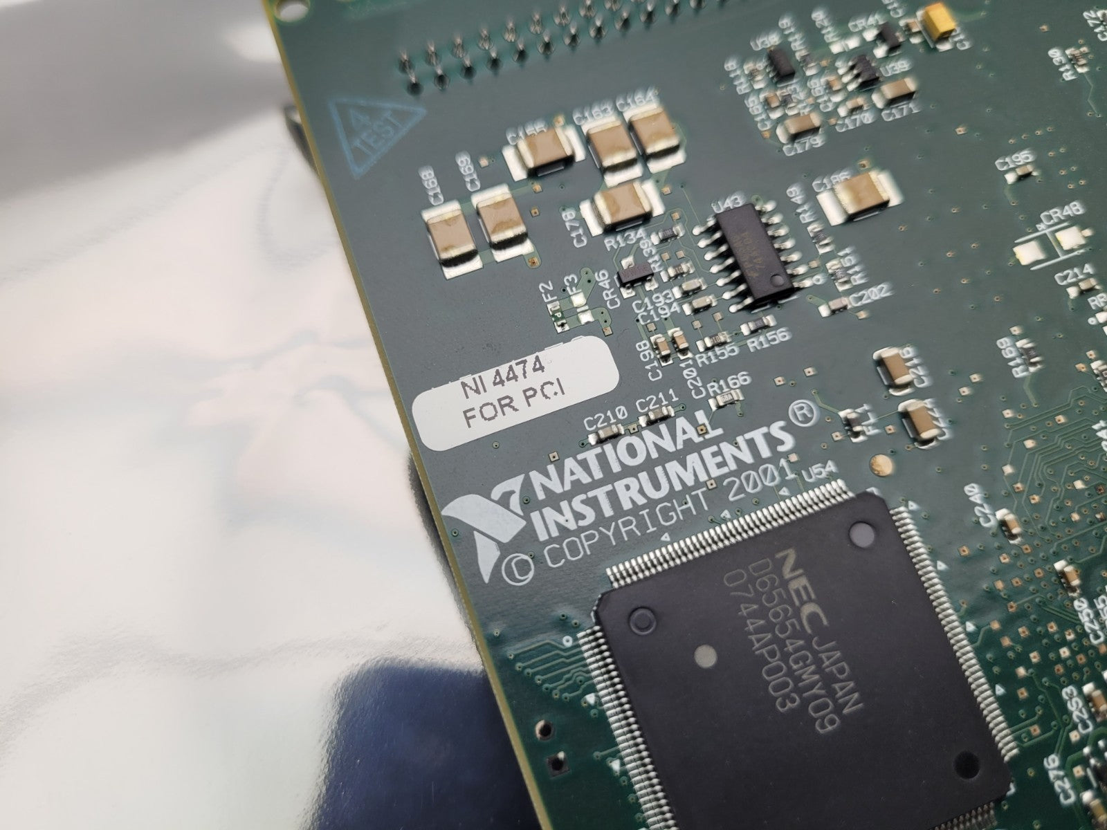 National Instruments 189545C-01 NI 4474 PCI 4-Input Sound and Vibration Device