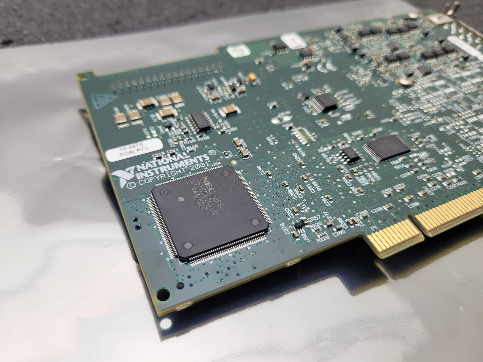 National Instruments 189545C-01 NI 4474 PCI 4-Input Sound and Vibration Device