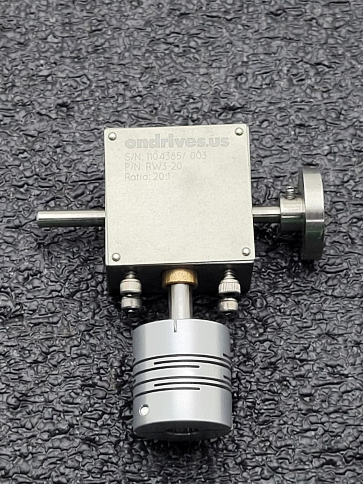 Oriental Motor AC Servo NXM45A ONDRIVES RW3-20 20:1 Right Angle Gear Reducer