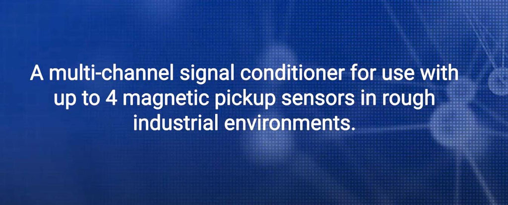 Dycor Magnetic Pickup Signal Conditioner 100-0649 10-30VDC 4 Channel DIN Rail