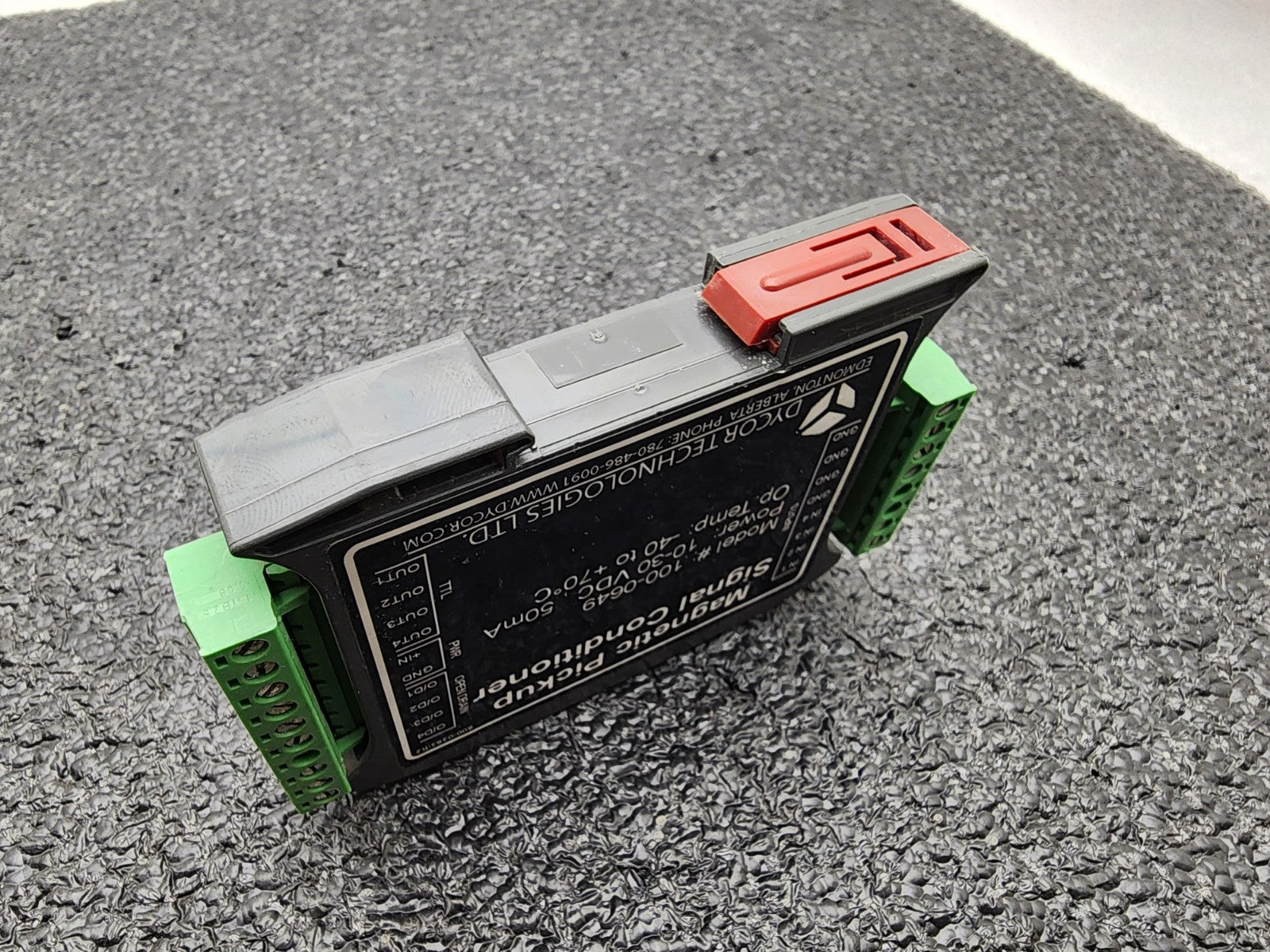 Dycor Magnetic Pickup Signal Conditioner 100-0649 10-30VDC 4 Channel DIN Rail